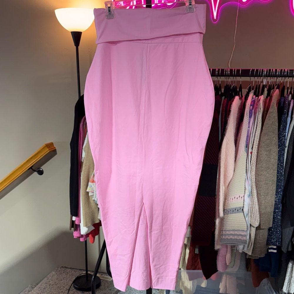 SKIMS Cotton Candy Maxi Skirt Foldover Waist NWT XL - Picture 4 of 4